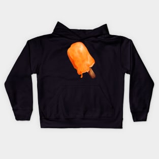 Orange Ice Cream Treat! Kids Hoodie